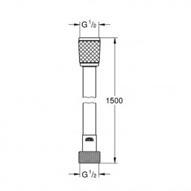 Шланг для душа Grohe Relexaflex 45973001