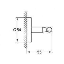 Крючок Grohe BauCosmopolitan 40461001