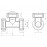 Тройник обжимной SD Forte 20 SF176W202020