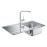 Набор Grohe мойка кухонная K500 31573SD0 + смеситель Minta 32168000