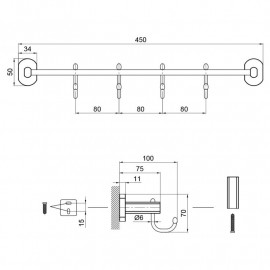 Крючок Qtap Liberty CRM 1154-4