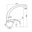 Смеситель для кухни GF (BLA)S-03-012F