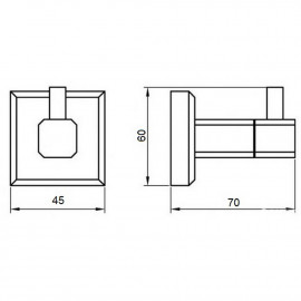 Крючок GF (BLB)S-2605-1