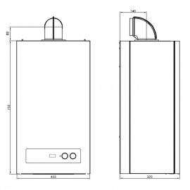 Котел газовый Airfel DigiFEL DUO 18 кВт двухконтурный