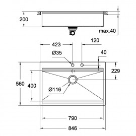 Кухонная мойка Grohe Sink K800 31584SD0