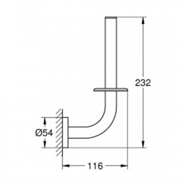 Держатель для запасной туалетной бумаги Grohe Essentials 40385001