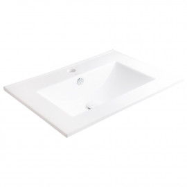 Комплект Qtap Albatross 605х725х460 White тумба подвесная +  раковина врезная QT0172TP600D3060CW