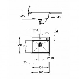 Кухонная мойка Grohe Sink K700 31651AP0