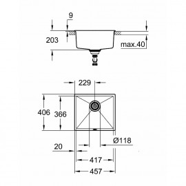 Кухонная мойка Grohe Sink K700 Undermount 31653AP0