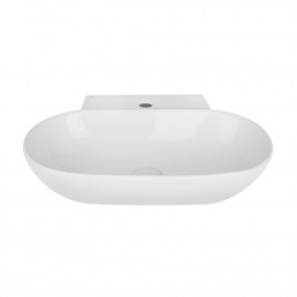 Раковина Qtap Cardinal 565х400х130 White с донным клапаном QT0411K177W