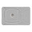Кухонная мойка Lidz 6642 0,8 мм Micro Decor (LIDZ664208MICDEC)