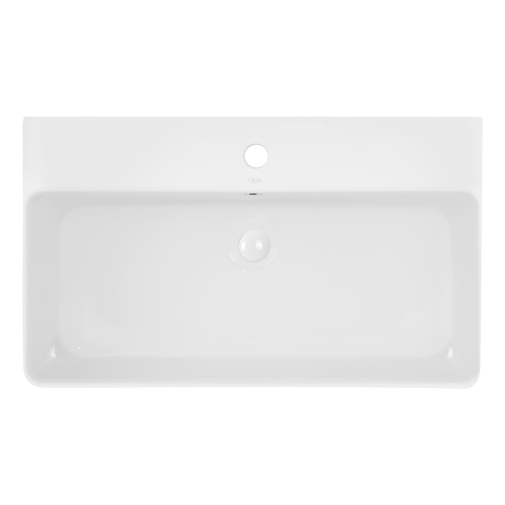 Раковина Qtap Nando 710х425х135 White с донным клапаном QT1211K427W
