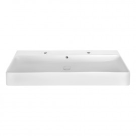 Раковина Qtap Nando 1100х420х135 White с донным клапаном QT1211K428W