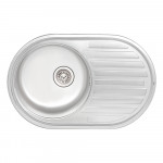 Кухонная мойка Qtap 7750 0,8 мм Satin (QT7750SAT08)