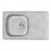 Кухонная мойка Qtap 7850 0,8 мм Satin (QT7850SAT08)