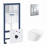 Набор инсталляция 5 в 1 Grohe Rapid SL 38827000 + унитаз с сиденьем Qtap Robin QT1333046ENRW