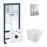 Набор инсталляция 5 в 1 Grohe Rapid SL 38827000 + унитаз с сиденьем Qtap Tern QT1733052ERW