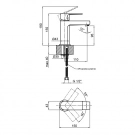 Смеситель для раковины Qtap Stenava 10M4310102