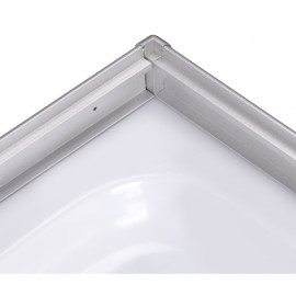 Душевая кабина Lidz Wawel SC90x90.SAT.LOW.TR, стекло прозрачное 4 мм