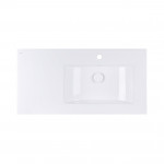 Раковина Qtap Albatross New 910x470x180 White с донным клапаном QT0111750690RW