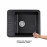 Кухонная мойка Qtap CS 6250 Black (QT6250BLA404)