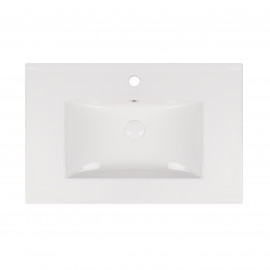 Комплект Qtap Scorpio 710х825х460 White тумба напольная + раковина врезная Qtap Scorpio QT1471TNВ7013070CW