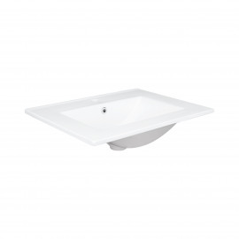 Комплект Qtap Tern 600х580х437 White тумба подвесная + раковина врезная QT1772TPL6013060CW