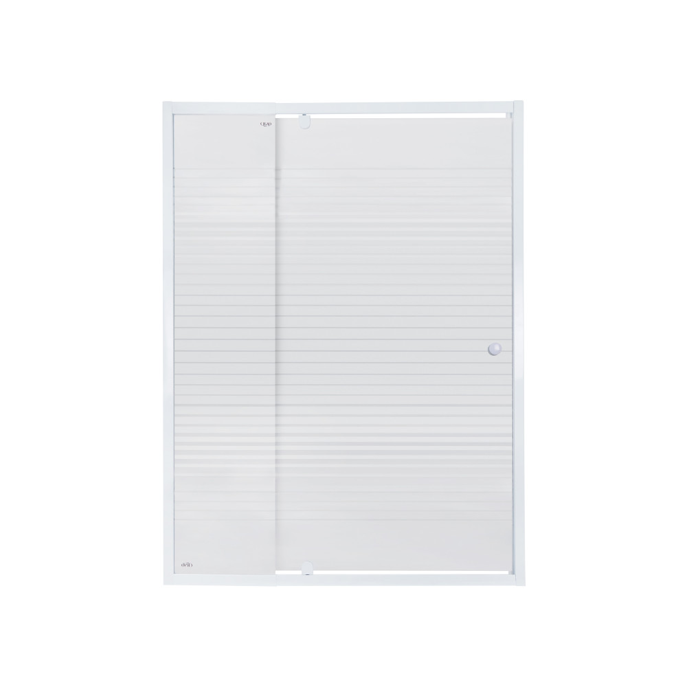 Душевая дверь в нишу Qtap Pisces WHI2014-15.CP5 140-150x185 см, стекло Pattern 5 мм