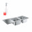 Набор Grohe мойка кухонная K500 31588SD0 + дозатор для моющего средства Contemporary 40536000