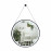 Зеркало Qtap Robin R600 Black с LED-подсветкой QT13786502B