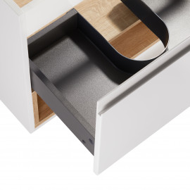 Тумба подвесная Qtap Robin 600х580х437 White/Whitish oak QT1374TPВ6001WWO