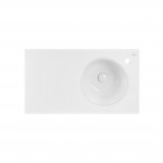 Раковина Qtap Virgo 800х460х300 White с донным клапаном QT1811FL8130ARRW