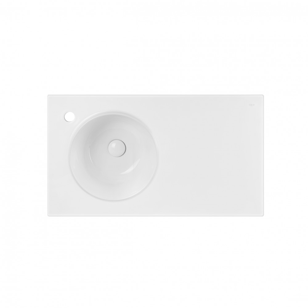 Раковина Qtap Virgo 800х460х300 White с донным клапаном QT1811FL8130ALLW