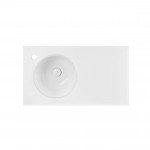 Раковина Qtap Virgo 800х460х300 White с донным клапаном QT1811FL8130ALLW