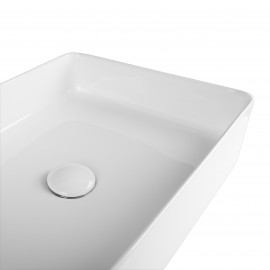 Раковина-чаша Qtap Tern 500х350х145 White с донным клапаном QT1711A055W