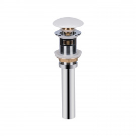Раковина Qtap Stork 555х410х200 White с донным клапаном QT1511LU022W