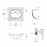 Раковина Qtap Stork 495х410х185 White с донным клапаном QT1511LU023W