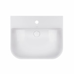 Раковина Qtap Stork 565х475х180 White с донным клапаном QT1511L736W