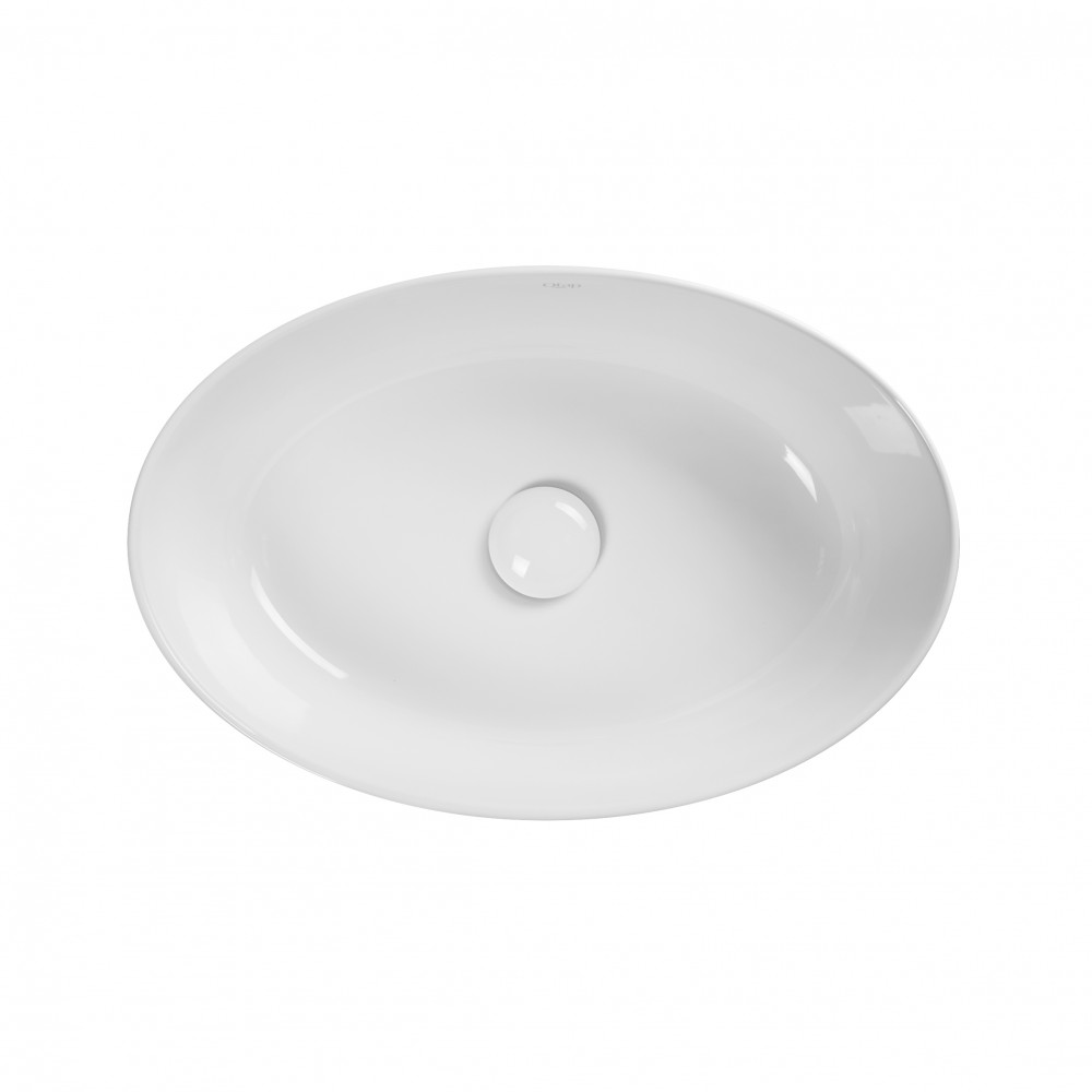 Раковина-чаша Qtap Leo 450х305х160 White с донным клапаном QT1111A052W