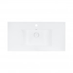 Раковина Qtap Albatross New 910x470x180 White с донным клапаном QT0111750690W