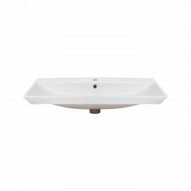 Раковина Qtap Albatross D 800х500х210 White с донным клапаном QT01115080DW