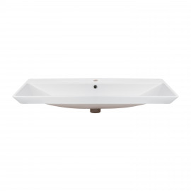 Раковина Qtap Albatross D 1000х500х210 White с донным клапаном QT01115100DW