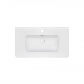 Раковина Qtap Albatross 9H 800х460х180 White с донным клапаном QT01119080HW