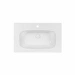 Раковина Qtap Albatross 5H 800х500х210 White с донным клапаном QT01115080HW