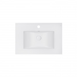 Раковина Qtap Albatross E 700х460х180 White с донным клапаном QT01119070EW