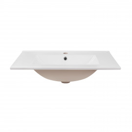 Раковина Qtap Albatross E 700х460х180 White с донным клапаном QT01119070EW
