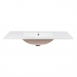 Раковина Qtap Albatross E 1000х460х180 White с донным клапаном QT01119100EW