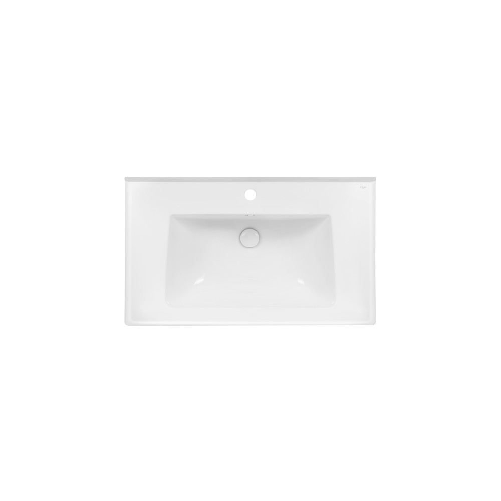 Раковина Qtap Albatross 5C 800х480х210 White с донным клапаном QT01115080CW