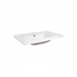 Раковина Qtap Albatross 5C 800х480х210 White с донным клапаном QT01115080CW