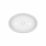 Раковина-чаша Qtap Leo 600х400х155 White с донным клапаном QT11117060GW